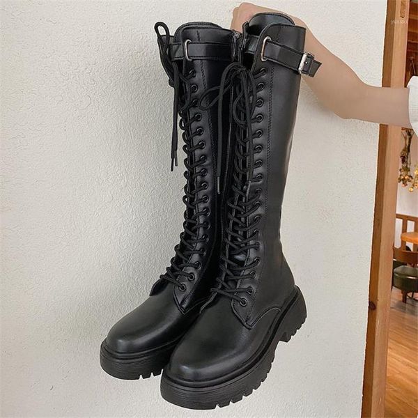 boots summer pu leather women platform motorcycle spring fashion ladies knight with belt long woman lace up1, Black
boots summer pu leather women platform motorcycle spring fashion ladies knight with belt long woman lace up1, Black