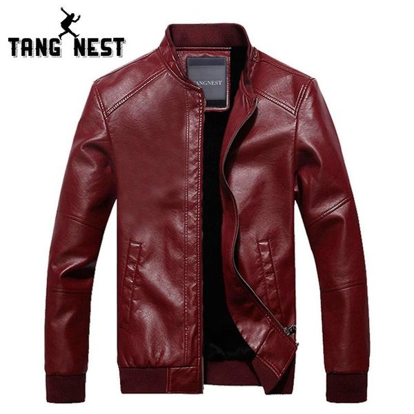 tangnest new arrival 2021 autumn winter fashion men's pu leather jacket with fur inside solid warm windbreaker jacket mwp253, Black
tangnest new arrival 2021 autumn winter fashion men's pu leather jacket with fur inside solid warm windbreaker jacket mwp253, Black