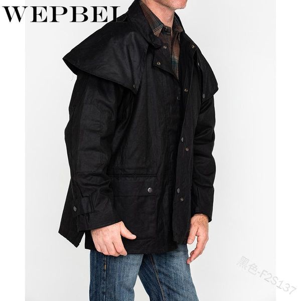 wepbel men's fashion casual long-sleeved single-breasted coat autumn solid color turn-down collar pocket riveting trench coat, Tan;black
wepbel men's fashion casual long-sleeved single-breasted coat autumn solid color turn-down collar pocket riveting trench coat, Tan;black