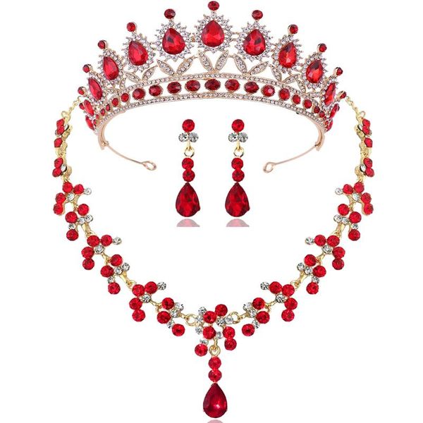 gorgeous crystal bridal jewelry sets fashion tiaras earrings necklaces set for women wedding dress crown necklaces earring set, Silver
gorgeous crystal bridal jewelry sets fashion tiaras earrings necklaces set for women wedding dress crown necklaces earring set, Silver