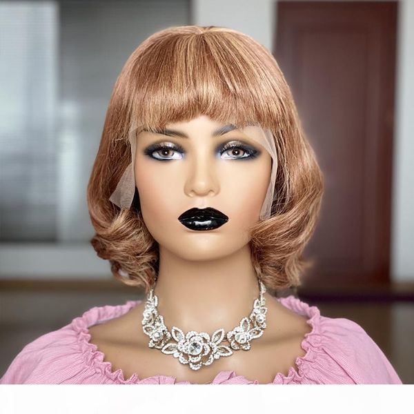 13x4 short bob lace front human hair wigs with bangs brazilian straight lace front wigs for black women 150% remy p27 33 color, Black;brown
13x4 short bob lace front human hair wigs with bangs brazilian straight lace front wigs for black women 150% remy p27 33 color, Black;brown