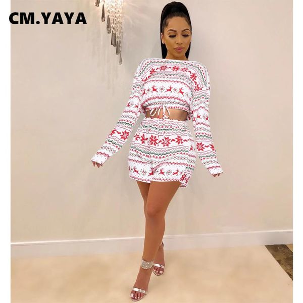 cm.yaya christmas print two 2piece set sweatsuit for women fall winter active fitness outfits + shorts set street tracksuit, Gray
cm.yaya christmas print two 2piece set sweatsuit for women fall winter active fitness outfits + shorts set street tracksuit, Gray