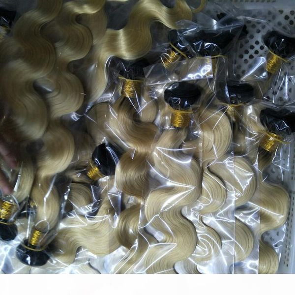 good quality russian ombre t1b 613 two tone color hair 3 pcs lot 100% unprocessed hair body wave wavy weave, ing, Black
good quality russian ombre t1b 613 two tone color hair 3 pcs lot 100% unprocessed hair body wave wavy weave, ing, Black
