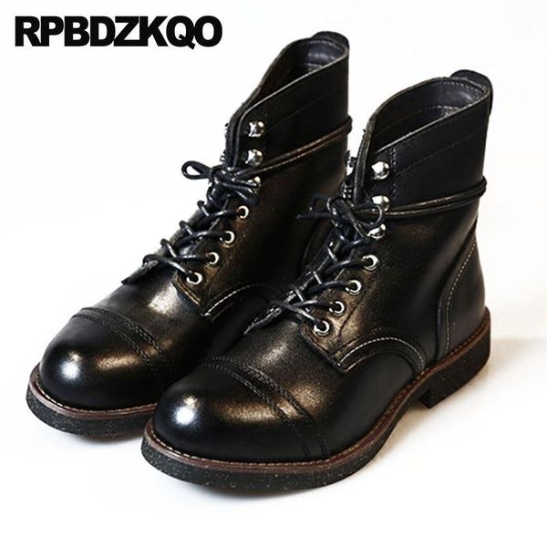 boots retro combat shoes full grain leather big size high chunky booties lace up black plus men army ankle vintage1
boots retro combat shoes full grain leather big size high chunky booties lace up black plus men army ankle vintage1