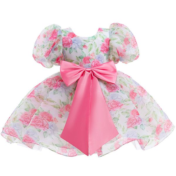 girls puff sleeve princess dress baby kids clothes lace bowknot infant girls mesh tutu dresses for birthday party toddler costume vestidos, Red;yellow
girls puff sleeve princess dress baby kids clothes lace bowknot infant girls mesh tutu dresses for birthday party toddler costume vestidos, Red;yellow