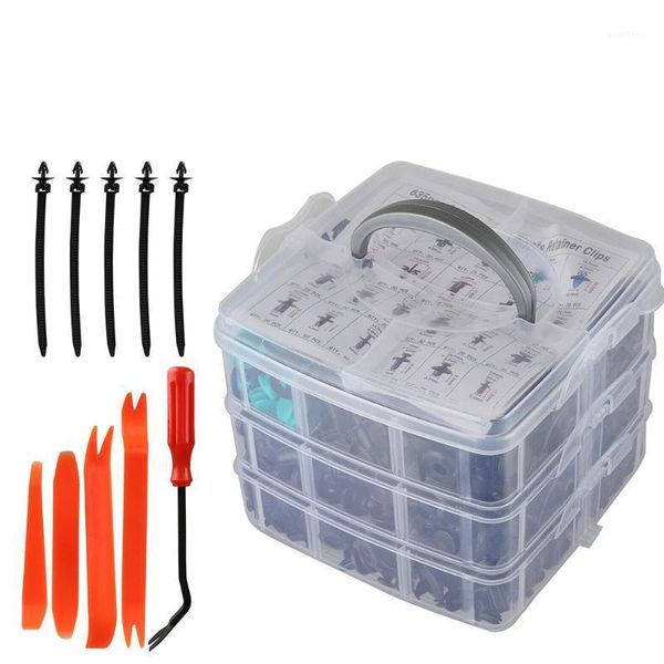 635/box car fastener clips mixed car fasteners door trim panel auto bumper rivet retainer push engine cover fender repairing kit1 
635/box car fastener clips mixed car fasteners door trim panel auto bumper rivet retainer push engine cover fender repairing kit1