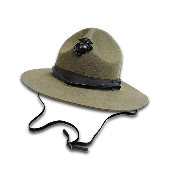 wide brim hats wwii usmc us marine corps officer cap instructor hat with metal eagle badge, Blue;gray
wide brim hats wwii usmc us marine corps officer cap instructor hat with metal eagle badge, Blue;gray