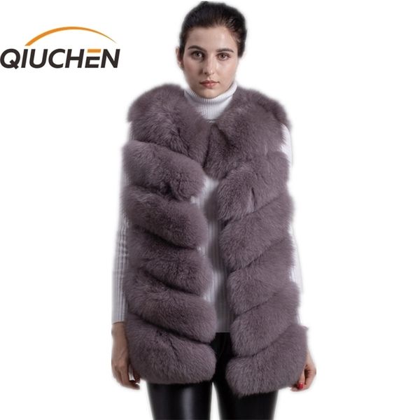 qiuchen pj8049 new arrival real fox fur vest authentic fashion perfect with high heels quality solid 201212, Black
qiuchen pj8049 new arrival real fox fur vest authentic fashion perfect with high heels quality solid 201212, Black