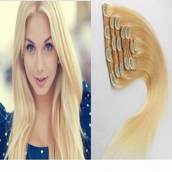 613 bleach blonde hair virgin thick clip in hair extension 100g 7pcs lot straight african american clip in human hair extensions, Black
613 bleach blonde hair virgin thick clip in hair extension 100g 7pcs lot straight african american clip in human hair extensions, Black