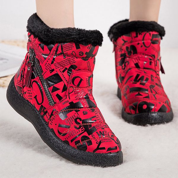 women boots women winter boots 2020 keep warm waterproof snow botas mujer plush winter footwear flats ankle boots shoes woman 43, Black
women boots women winter boots 2020 keep warm waterproof snow botas mujer plush winter footwear flats ankle boots shoes woman 43, Black