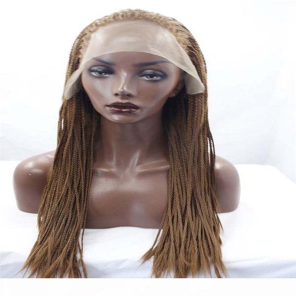 lace front wigs africa american braided lace wig heat resistant synthetic frontal hair long micro braided wigs for black women light color, Black;brown
lace front wigs africa american braided lace wig heat resistant synthetic frontal hair long micro braided wigs for black women light color, Black;brown