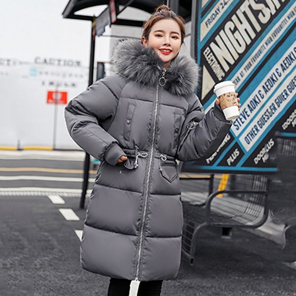 2021 newstyle winter jacket women oversize thick long hooded with false fur collar female coat overcoat vfie, Black
2021 newstyle winter jacket women oversize thick long hooded with false fur collar female coat overcoat vfie, Black
