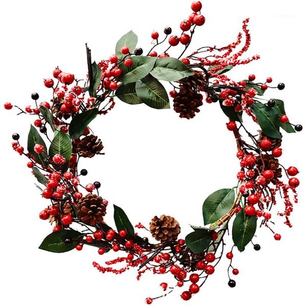 decorative flowers & wreaths 2021 fashion red berry christmas wreath hanging door garland artificial flower xmas ornaments home party decora
decorative flowers & wreaths 2021 fashion red berry christmas wreath hanging door garland artificial flower xmas ornaments home party decora