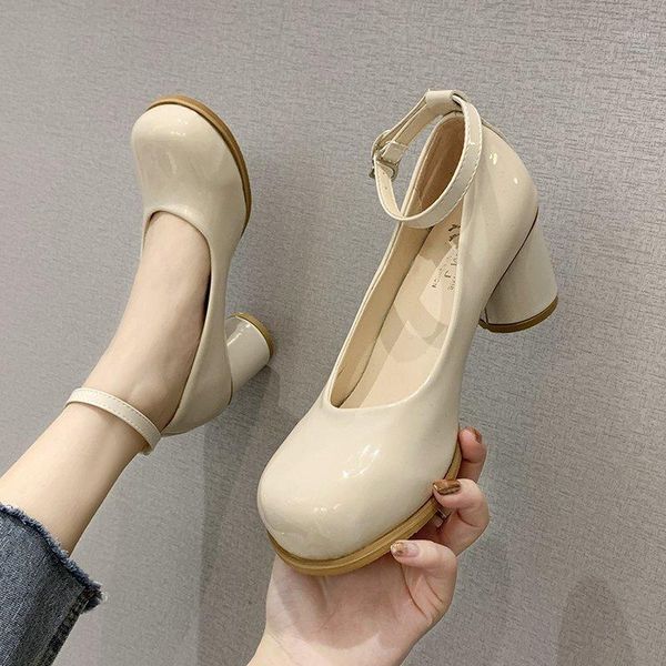 dress shoes round high heels women party mary jane summer closed toe sandals elegant buckle pumps heel 2021 1, Black
dress shoes round high heels women party mary jane summer closed toe sandals elegant buckle pumps heel 2021 1, Black