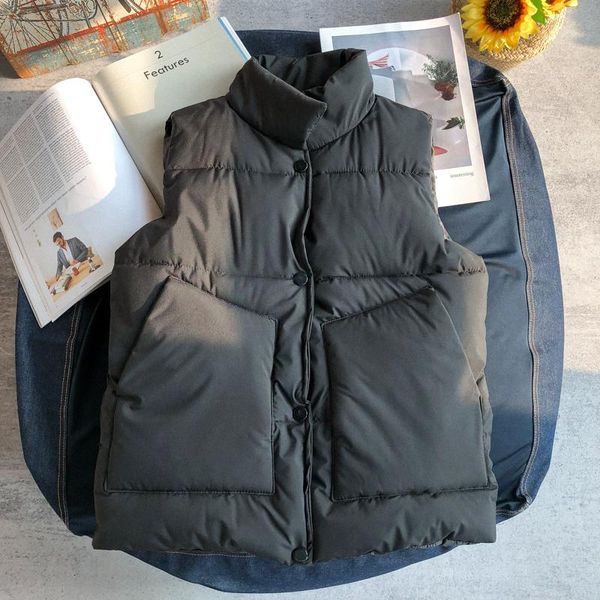 autumn and winter 2021 new large down cotton vest women's waistcoat cotton horse jacket beige vest korean fashion, Black;white
autumn and winter 2021 new large down cotton vest women's waistcoat cotton horse jacket beige vest korean fashion, Black;white