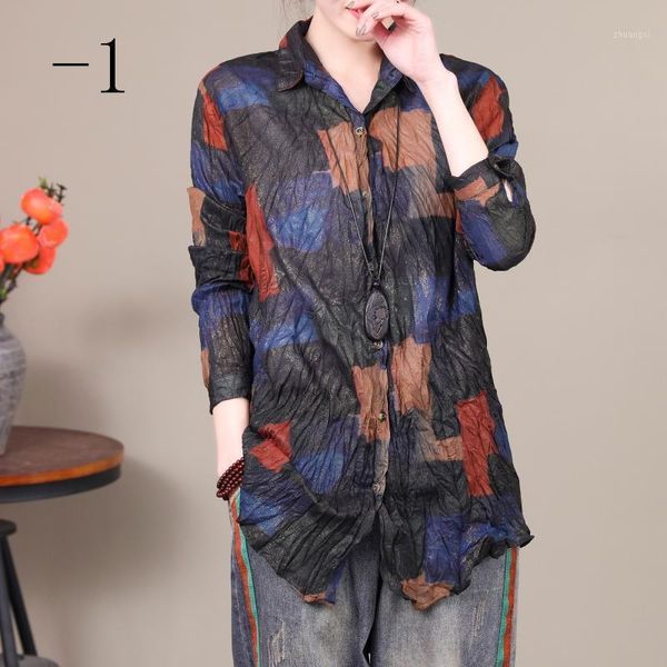 2020 spring new womens and blouses korean style national plus size women clothes fashion shirts cardigan lt964s301, White
2020 spring new womens and blouses korean style national plus size women clothes fashion shirts cardigan lt964s301, White