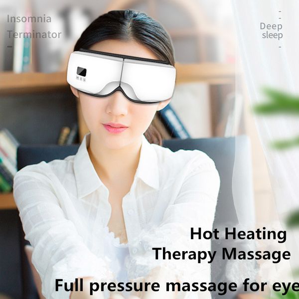 luxurys version bluetooth eye massager compress therapy glasses eye care fatigue relieve vibration eye mask massage machine 
luxurys version bluetooth eye massager compress therapy glasses eye care fatigue relieve vibration eye mask massage machine