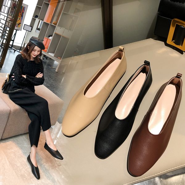 ins female pumps 22-25cm full korean length assessing soft leather soles wild women's shoes fvna, Black
ins female pumps 22-25cm full korean length assessing soft leather soles wild women's shoes fvna, Black
