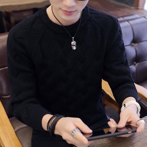 and winter men's autumn casual pullover sweater, thick warm youth round neck solid color slim knit bottoming shirt1, White;black
and winter men's autumn casual pullover sweater, thick warm youth round neck solid color slim knit bottoming shirt1, White;black