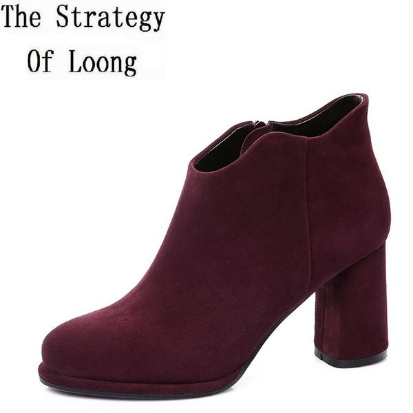 boots women short plush sheepskin pure color winter spring autumn high heels genuine leather zipper single zy171106, Black
boots women short plush sheepskin pure color winter spring autumn high heels genuine leather zipper single zy171106, Black