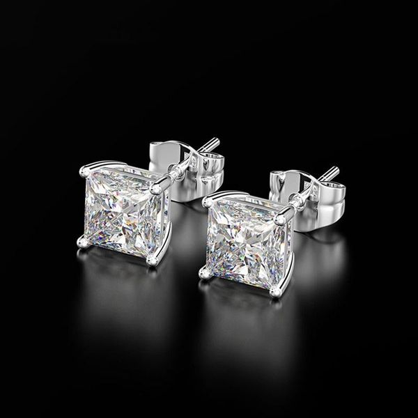 stud classic 6/7/8mm square white zircon wedding engagement earrings for women men's silver plated fine jewelry gifts, Golden;silver
stud classic 6/7/8mm square white zircon wedding engagement earrings for women men's silver plated fine jewelry gifts, Golden;silver