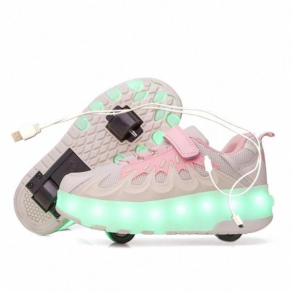 2020 new usb charge led colorful children kids fashion sneakers with two wheels roller skate shoes boys girls shoes #vb5h
2020 new usb charge led colorful children kids fashion sneakers with two wheels roller skate shoes boys girls shoes #vb5h