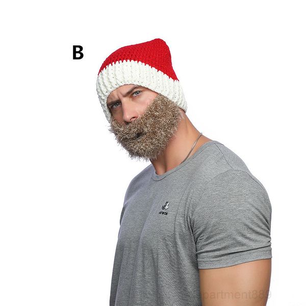 a-knitted xmas beanies and beard decorations santa claus hat cap with mask for christmas party gifts favor owa2294 
a-knitted xmas beanies and beard decorations santa claus hat cap with mask for christmas party gifts favor owa2294