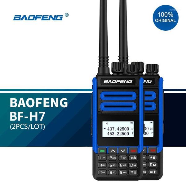 2pcs/lot bf-h7 walkie talkie high power 10w 10km dual band portable cb handheld ham 2 way radios hf boafeng h7 transceiver 20201
2pcs/lot bf-h7 walkie talkie high power 10w 10km dual band portable cb handheld ham 2 way radios hf boafeng h7 transceiver 20201
