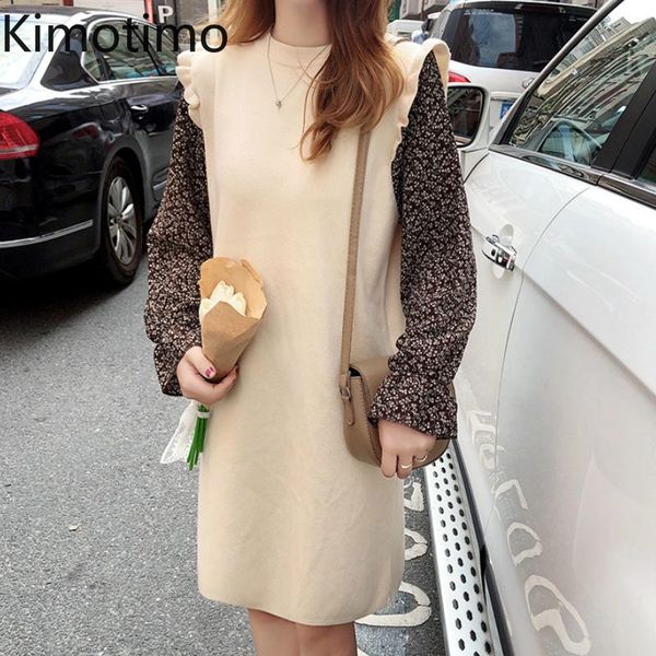 kimotimo 2020 autumn dress women flare sleeve ruffles floral knitted elegant chic korean fashion vintage party women mini dress, Black;gray
kimotimo 2020 autumn dress women flare sleeve ruffles floral knitted elegant chic korean fashion vintage party women mini dress, Black;gray