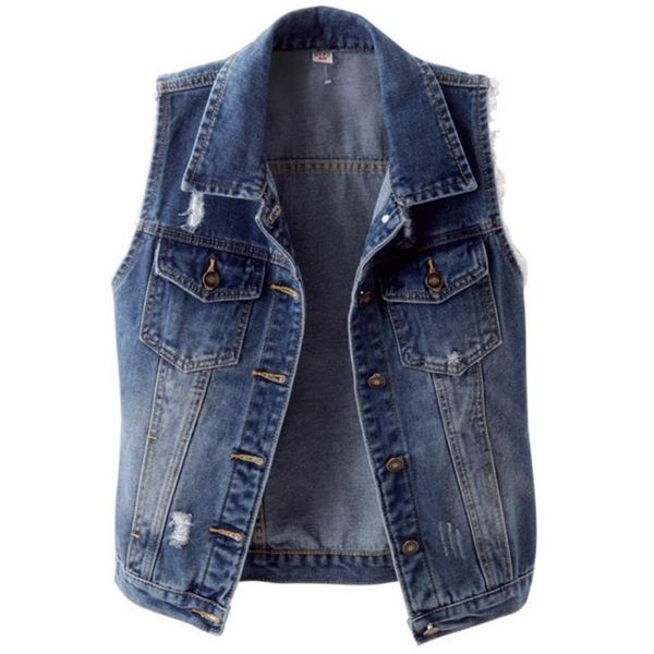 women's vests plus size 5xl 2021 autumn fashion denim vest women coat spring summer hole laple jeans jacket short sleeveless, Black;white
women's vests plus size 5xl 2021 autumn fashion denim vest women coat spring summer hole laple jeans jacket short sleeveless, Black;white