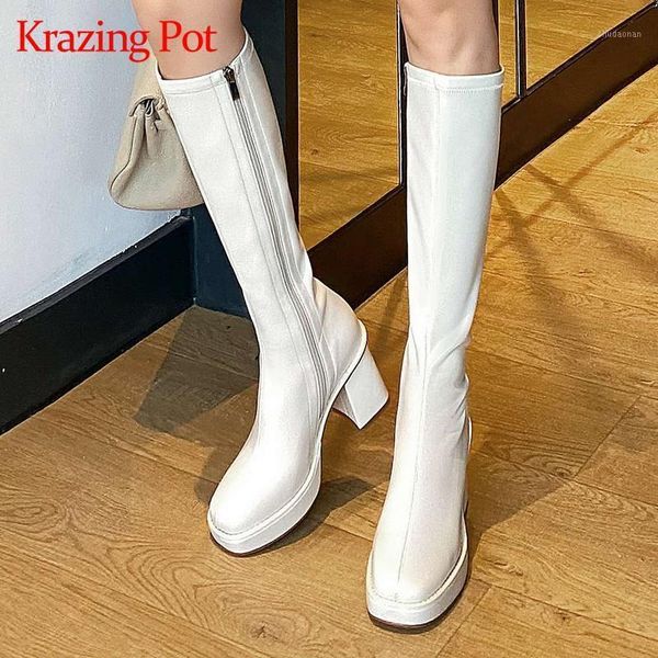 boots krazing pot platform square toe super high heel online star recommend simple solid european style fashion knee-high l751, Black
boots krazing pot platform square toe super high heel online star recommend simple solid european style fashion knee-high l751, Black