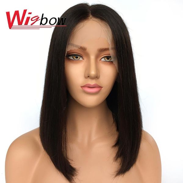 bob wig 13*4 lace front straight wig peruvian human hair wigs for women transparent lace frontal bob mid part wigbow, Black;brown
bob wig 13*4 lace front straight wig peruvian human hair wigs for women transparent lace frontal bob mid part wigbow, Black;brown