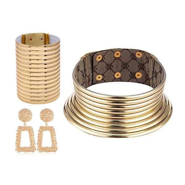 ethnic gold color metal chokers necklace women exaggeration punk cool ketting pendant necklace jewelry girl statement gifts new, Golden;silver
ethnic gold color metal chokers necklace women exaggeration punk cool ketting pendant necklace jewelry girl statement gifts new, Golden;silver