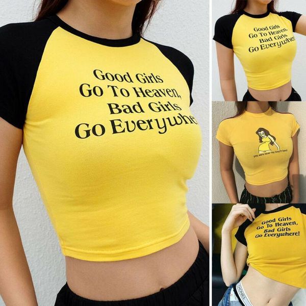 2021 fashion women yellow tank crop short sleeve camis clubwear lady girl summer, White
2021 fashion women yellow tank crop short sleeve camis clubwear lady girl summer, White