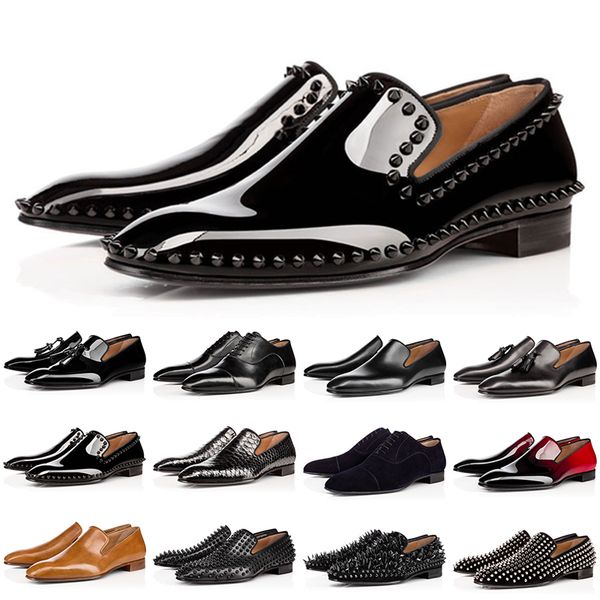 designer red bottom mens loafers shoes matte patent leather suede rivets fashion loafer business wedding party dress shoe
designer red bottom mens loafers shoes matte patent leather suede rivets fashion loafer business wedding party dress shoe