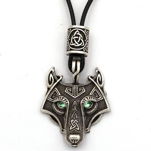 green eyes wolf pendant vegvisir valknut runes bead viking jewelry necklace men pagan amulet talisman dropshipping1, Silver
green eyes wolf pendant vegvisir valknut runes bead viking jewelry necklace men pagan amulet talisman dropshipping1, Silver