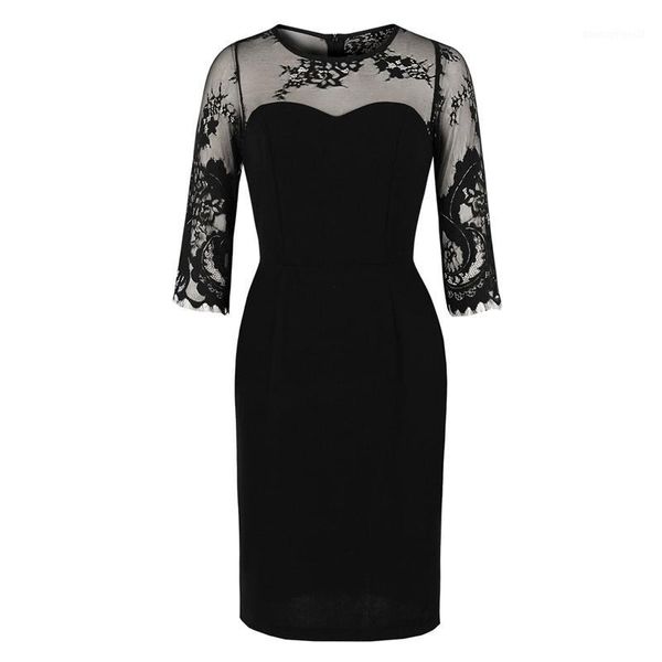 casual dresses black office lady slim fitted sheath work wear contrast lace women autumn 3/4 length sleeve bodycon pencil dress1, Black;gray
casual dresses black office lady slim fitted sheath work wear contrast lace women autumn 3/4 length sleeve bodycon pencil dress1, Black;gray