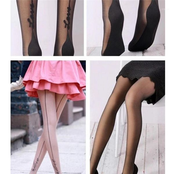 1 pair new female stockings pantyhose english love letter tattoo jacquard for woman girl ladies one line design stockings1, Black;white
1 pair new female stockings pantyhose english love letter tattoo jacquard for woman girl ladies one line design stockings1, Black;white