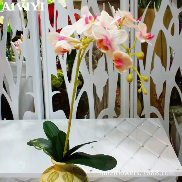 foreign trade excellent product artificial flower real touch latex 3 branch orchid flowers with leaves wedding decoration flores
foreign trade excellent product artificial flower real touch latex 3 branch orchid flowers with leaves wedding decoration flores