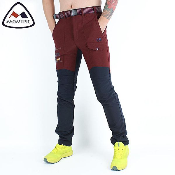 outdoor pants montpic men`s slim soft shell waterproof windproof hiking mens camping cycling breathable elastic, Black;green
outdoor pants montpic men`s slim soft shell waterproof windproof hiking mens camping cycling breathable elastic, Black;green