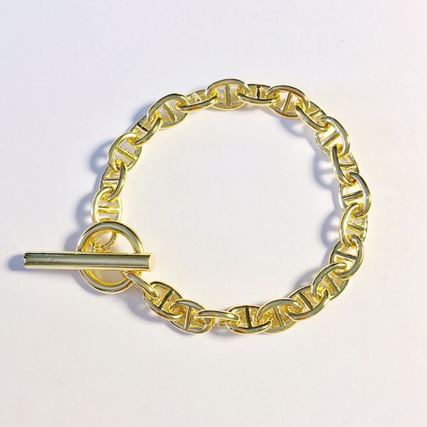 gold plated copper letter chain bracelets for women new arrival selling new luxury fashion jewelry, Black