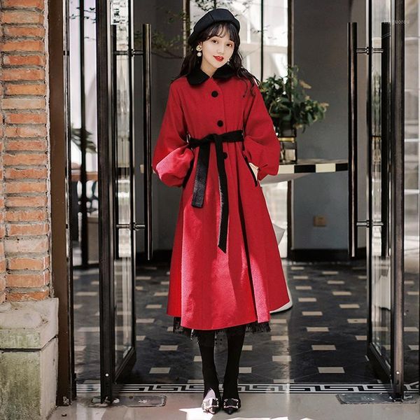 2019 new fashion women's clothing woolen vintage woolen coat winter coat women1, Black
2019 new fashion women's clothing woolen vintage woolen coat winter coat women1, Black