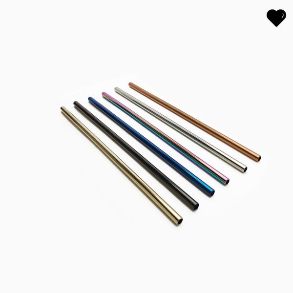 12*215mm 304 stainless steel straw 7 colors straight milk tea straw reusable colorful drinking straw bar drinking tool 97 n2
12*215mm 304 stainless steel straw 7 colors straight milk tea straw reusable colorful drinking straw bar drinking tool 97 n2