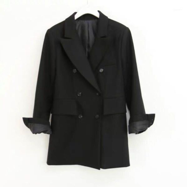 women blazer suit jacket woman korean spring and autumn new british style loose casual women's suit jacket1, White;black
women blazer suit jacket woman korean spring and autumn new british style loose casual women's suit jacket1, White;black