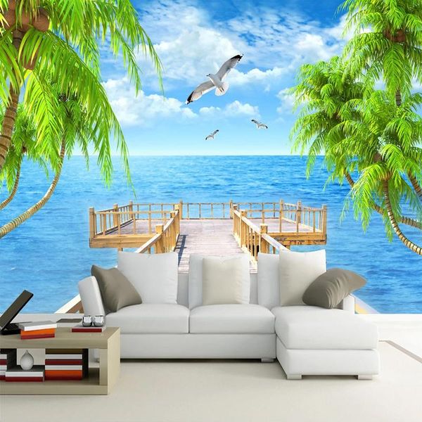 custom p 3d mediterranean sea seascape coconut tree nature landscape wall mural living room sofa tv background wallpaper
custom p 3d mediterranean sea seascape coconut tree nature landscape wall mural living room sofa tv background wallpaper