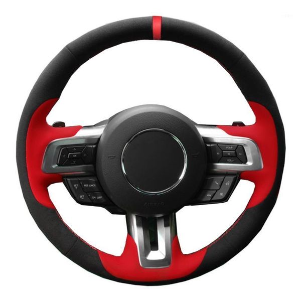 hand-stitched car steering wheel cover black genuine leather suede for mustang 2020 2020 auto car styling1
hand-stitched car steering wheel cover black genuine leather suede for mustang 2020 2020 auto car styling1