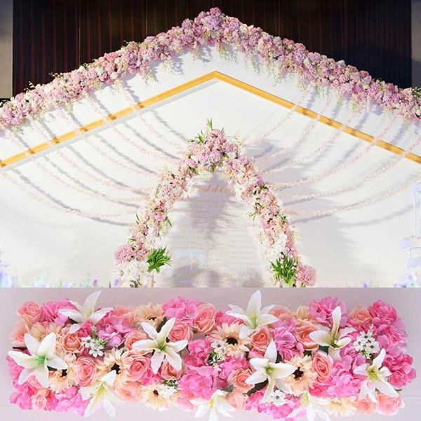decorative flowers & wreaths artificial row decoration wedding road cited flower wall arched background t station party event fake
decorative flowers & wreaths artificial row decoration wedding road cited flower wall arched background t station party event fake