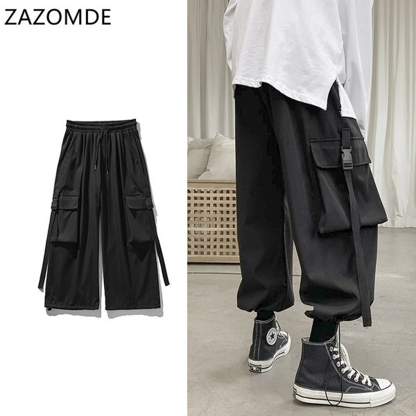 cargo pants men streetwear hip hop pants loose korean style ankle length trousers overalls elastic waist black gray techwear c1222
cargo pants men streetwear hip hop pants loose korean style ankle length trousers overalls elastic waist black gray techwear c1222