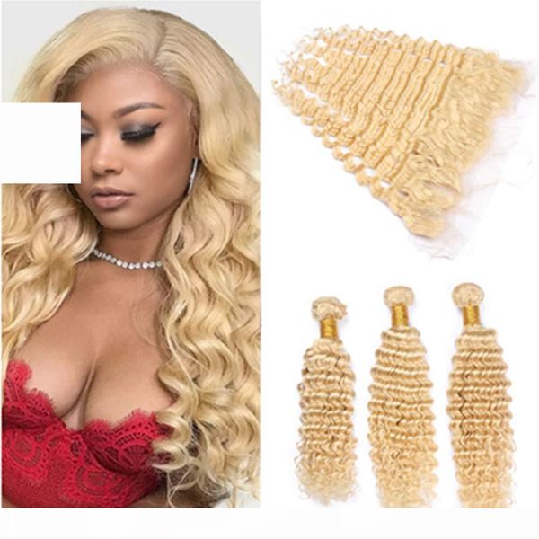 peruvian blonde human hair extensions with lace frontal closure 13x4 deep wave wavy #613 blonde virgin hair weave bundles double wefts, Black;brown
peruvian blonde human hair extensions with lace frontal closure 13x4 deep wave wavy #613 blonde virgin hair weave bundles double wefts, Black;brown