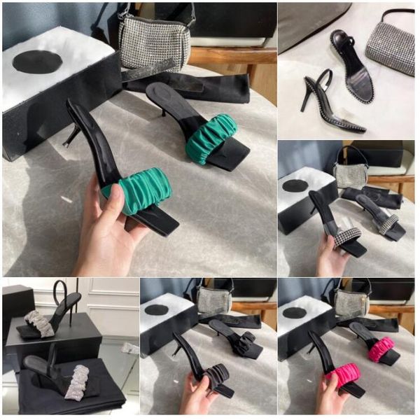 2022 nova slide high sandal designer luxury women pvc strap julie crystal scrunchie slide sling back heel in satin jessie sandals outdoor sh, Black
2022 nova slide high sandal designer luxury women pvc strap julie crystal scrunchie slide sling back heel in satin jessie sandals outdoor sh, Black